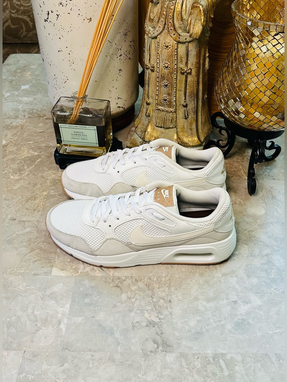 Women’s Nike Air Max SC Sneakers Summit White/Platinum Tint CW4554-108 Size 11US
